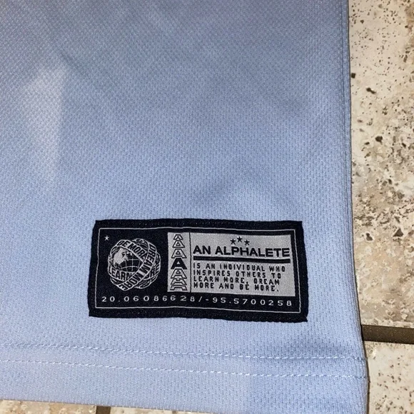 Men’s Alphalete Football Jersey, Light Blue, Small, NWT - Picture 2 of 10